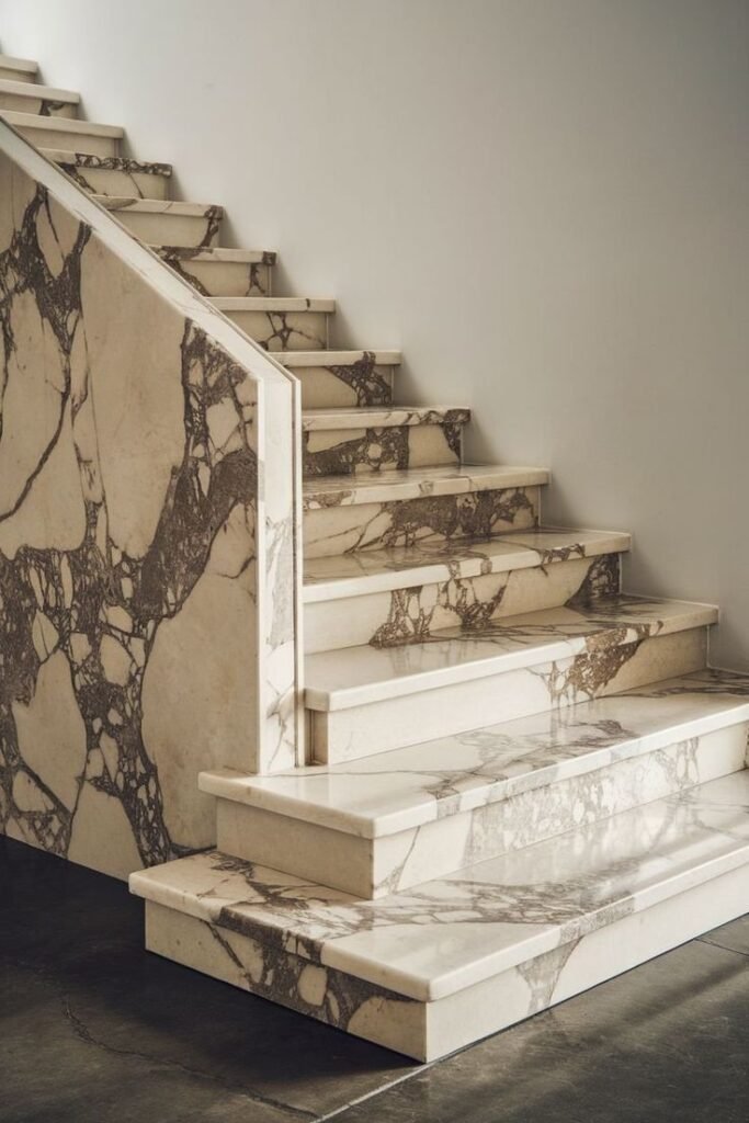 marble home stairs ideas